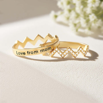 How the Love From Mom Highs And Lows Ring Represents Support Through Life’s Journey