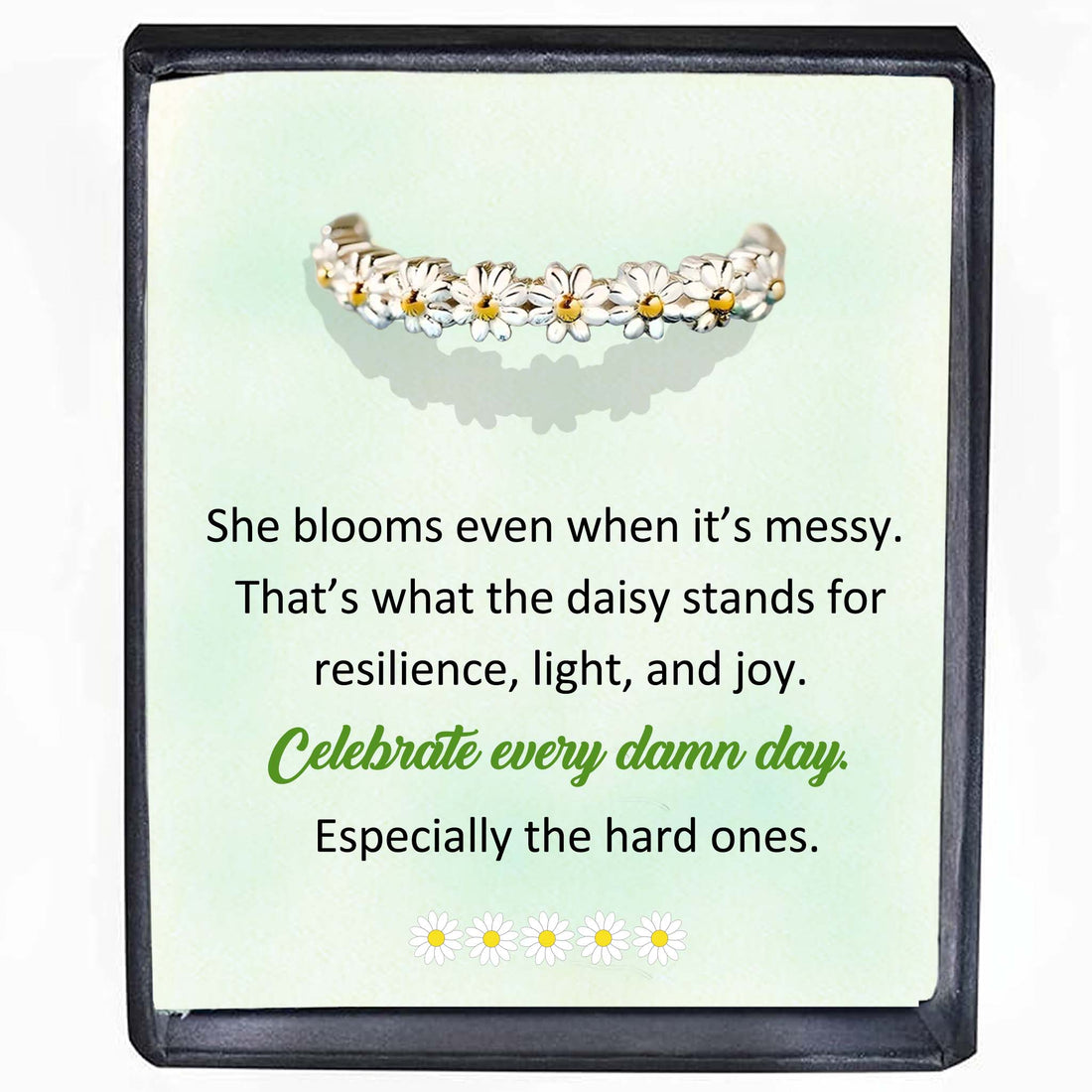 Celebrate Everyday Tiny Daisy Ring