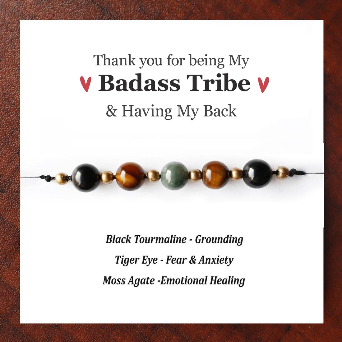 Badass Tribe Courage and Strength Crystal Bracelet
