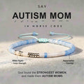 autism mom morse code bracelet