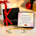 love statement bracelet, romantic jewelry gift, gift-ready
