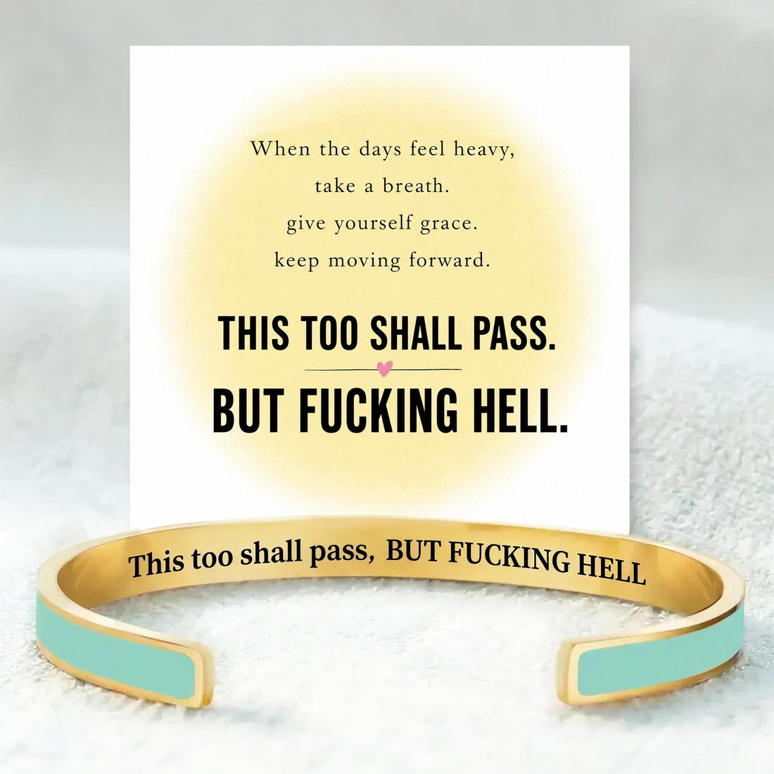this too shall pass bracelet