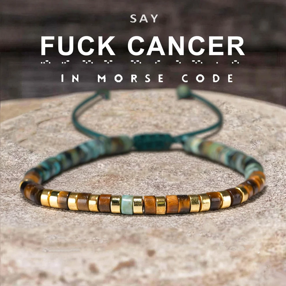 warrior morse code bracelet, morse code jewelry