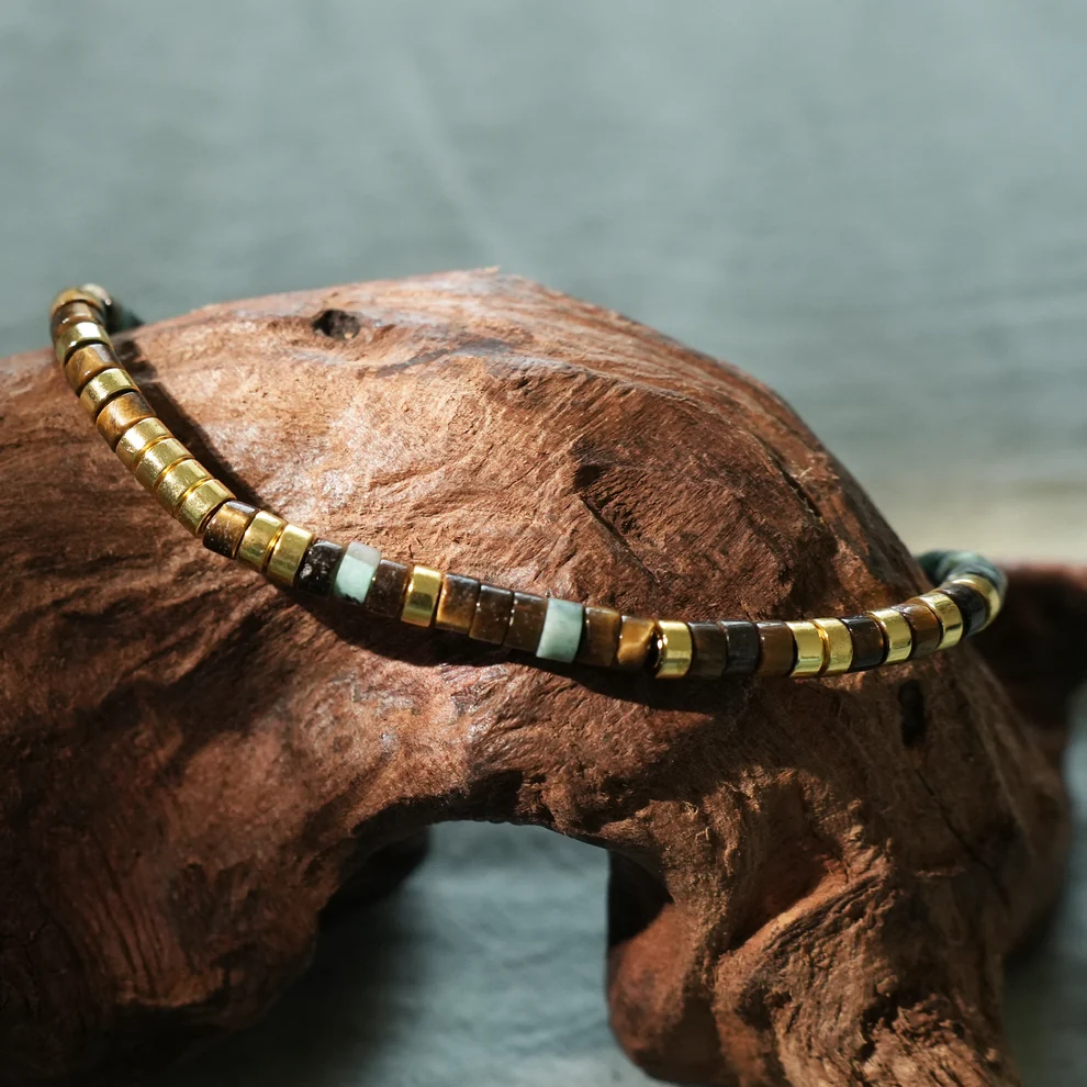 hidden i am enough message morse code bracelet