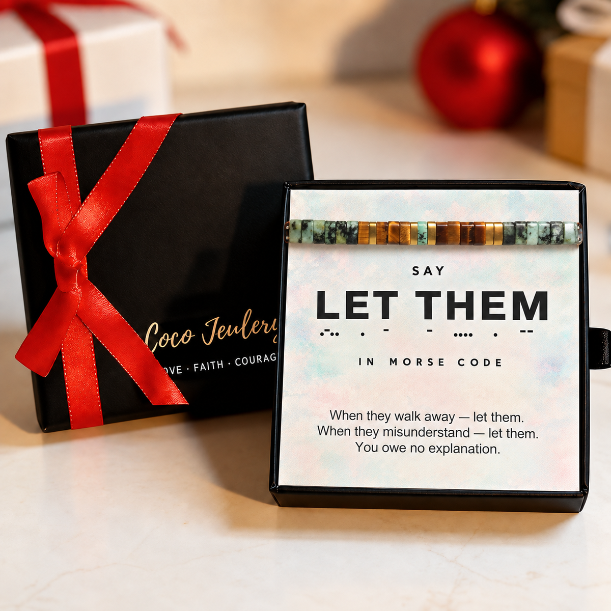 self reminder bracelet, meaningful gift for her, gift-ready