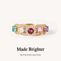 custom dopamine birthstone ring