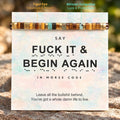 begin again reminder bracelet, new chapter affirmation jewelry