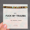 empowerment morse code bracelet