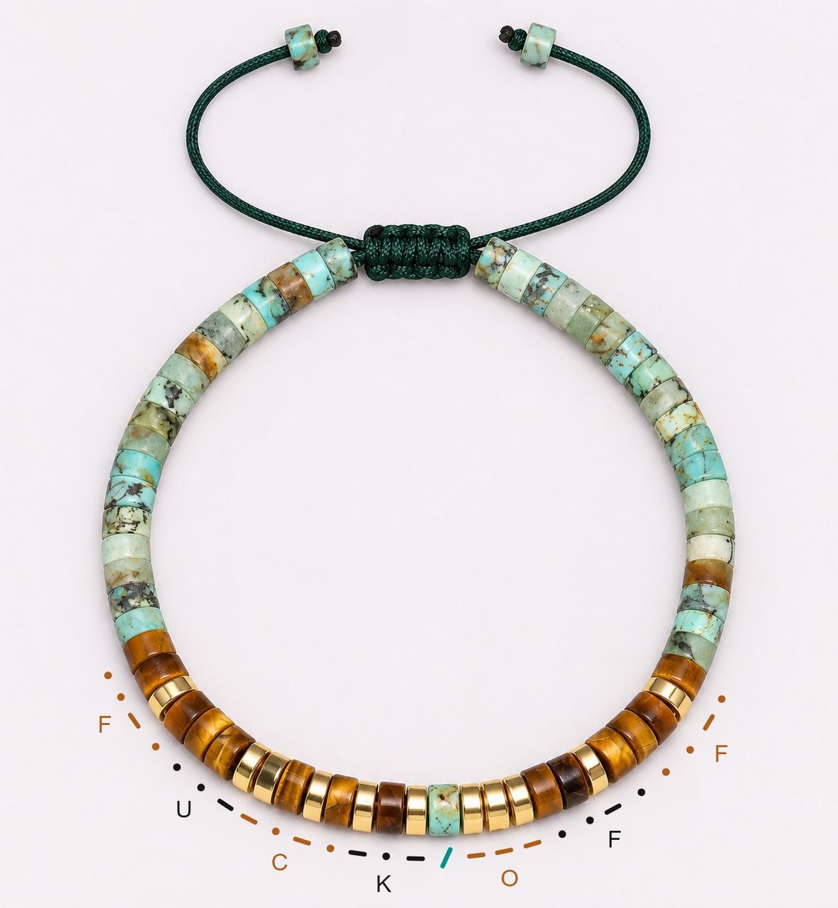 hidden message morse code bracelet