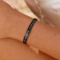 meaningful mantra cuff bracelet