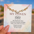 best friend moon phase necklace
