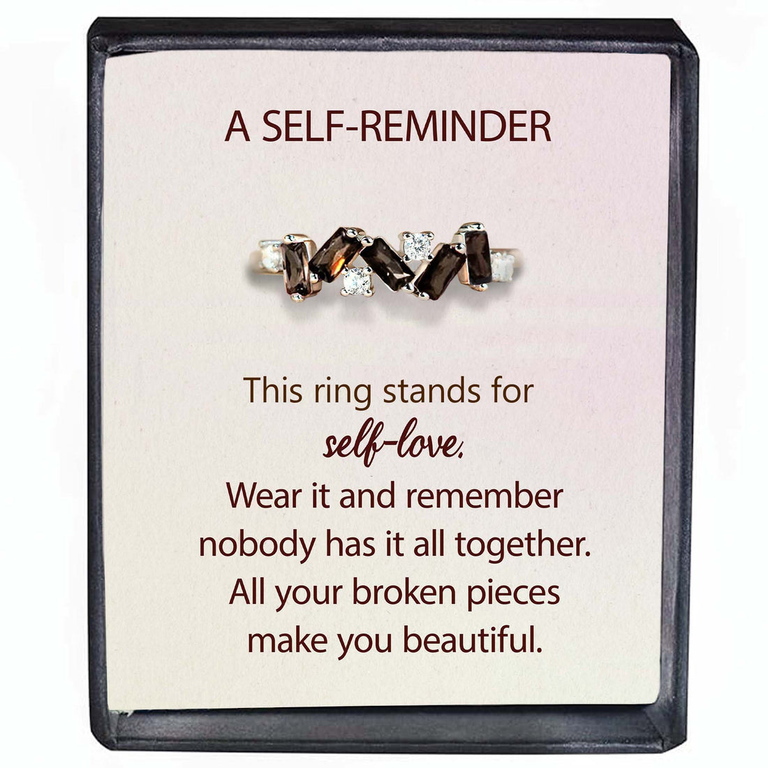 Self Love Broken Pieces Band Ring