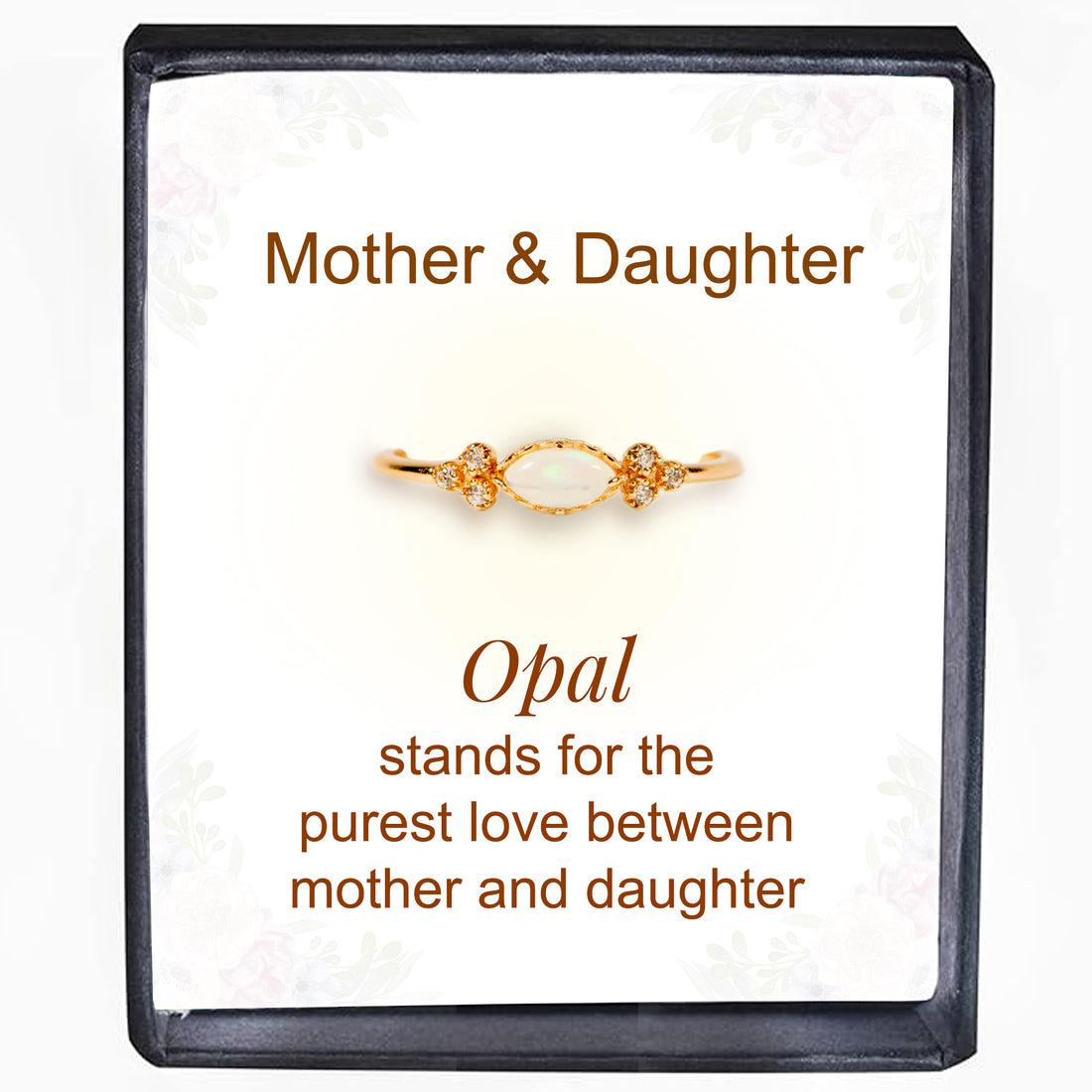 Mother & Daughter Matching Opal Ring